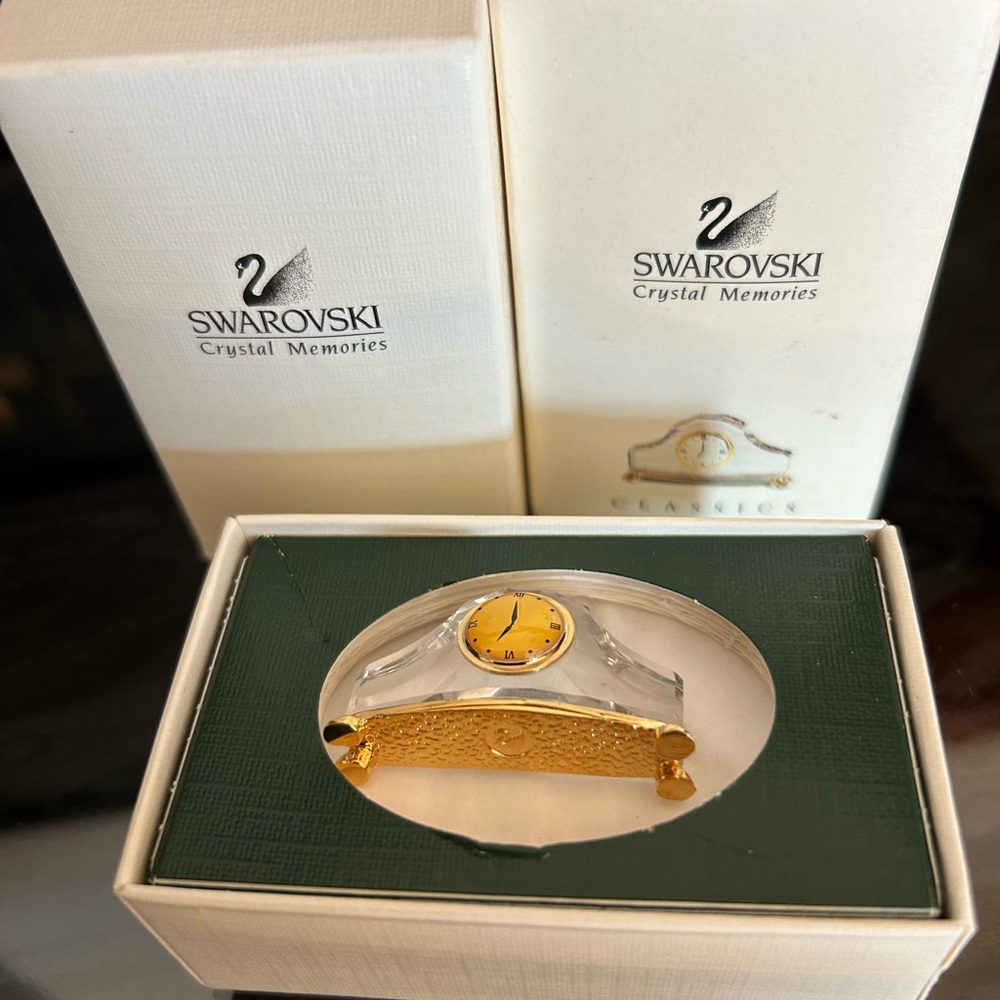 Swarovski Gold and Silver Crystal Watch